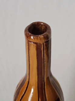 Vase bouteille italien signé, 1950-60