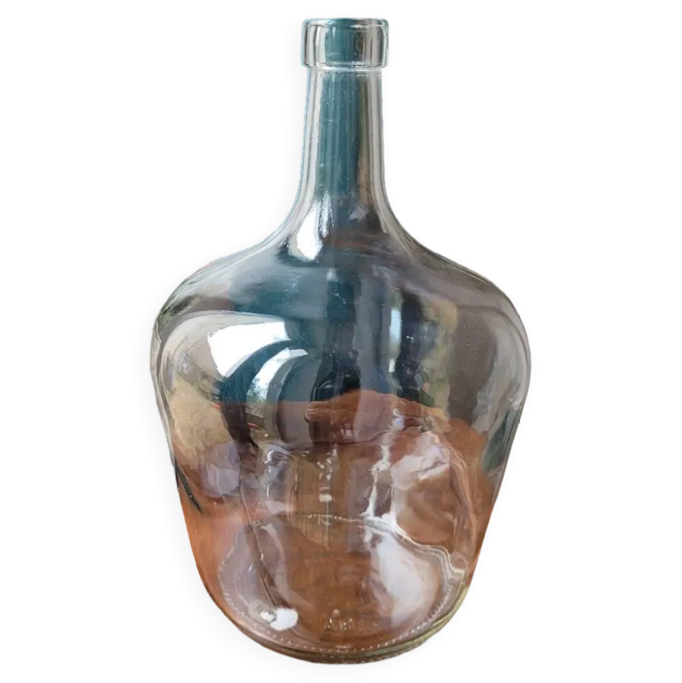 Vase dame-jeanne transparente