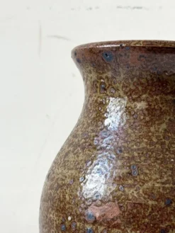 Vase d'atelier francais en gres pyrité vers 1950