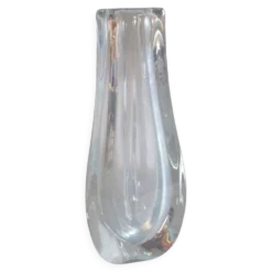 Vase design trilobe cristal de st louis france 3.2kg