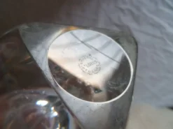 Vase design trilobe cristal de st louis france 3.2kg