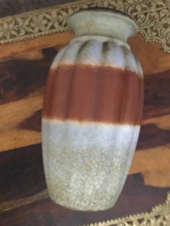 Vase de sol vintage Scheurich 292 en céramique W.Germany