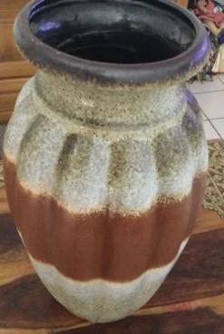 Vase de sol vintage Scheurich 292 en céramique W.Germany