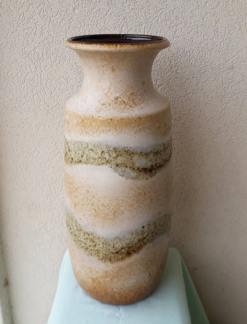 Vase en céramique années 70