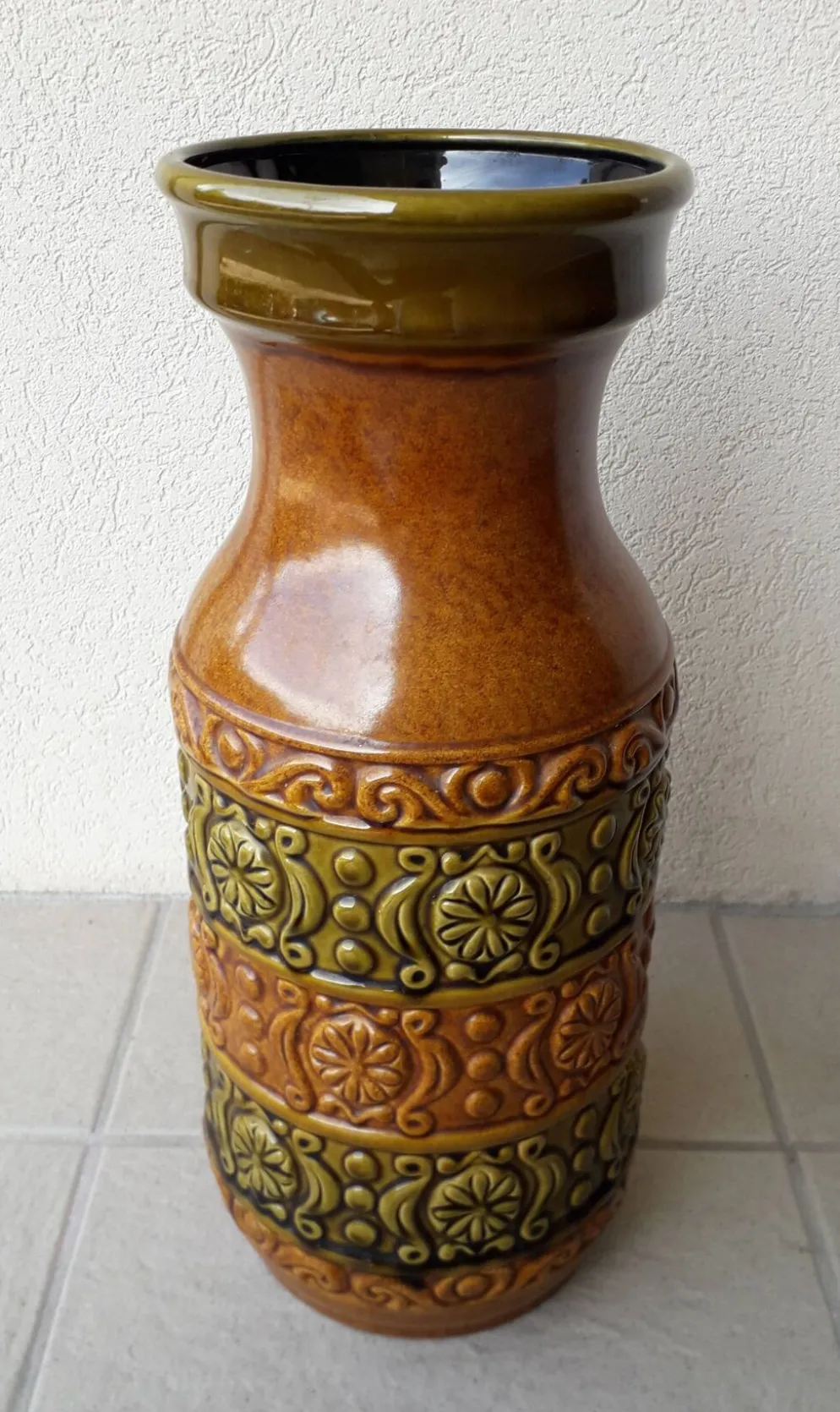 Vase en céramique années 70