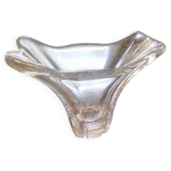 Vase en cristal de Daum France – Authentique et signé – Parfait état
