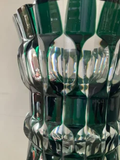 Vase en cristal de Val St Lambert des années 50