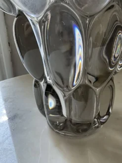 Vase en cristal français