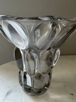 Vase en cristal français