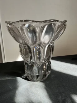 Vase en cristal français