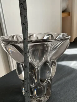 Vase en cristal français