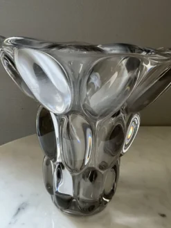 Vase en cristal français