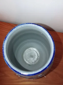 Vase en grès au sel d'Alsace - Betschdorf (Signé Fortuné Schmitter)