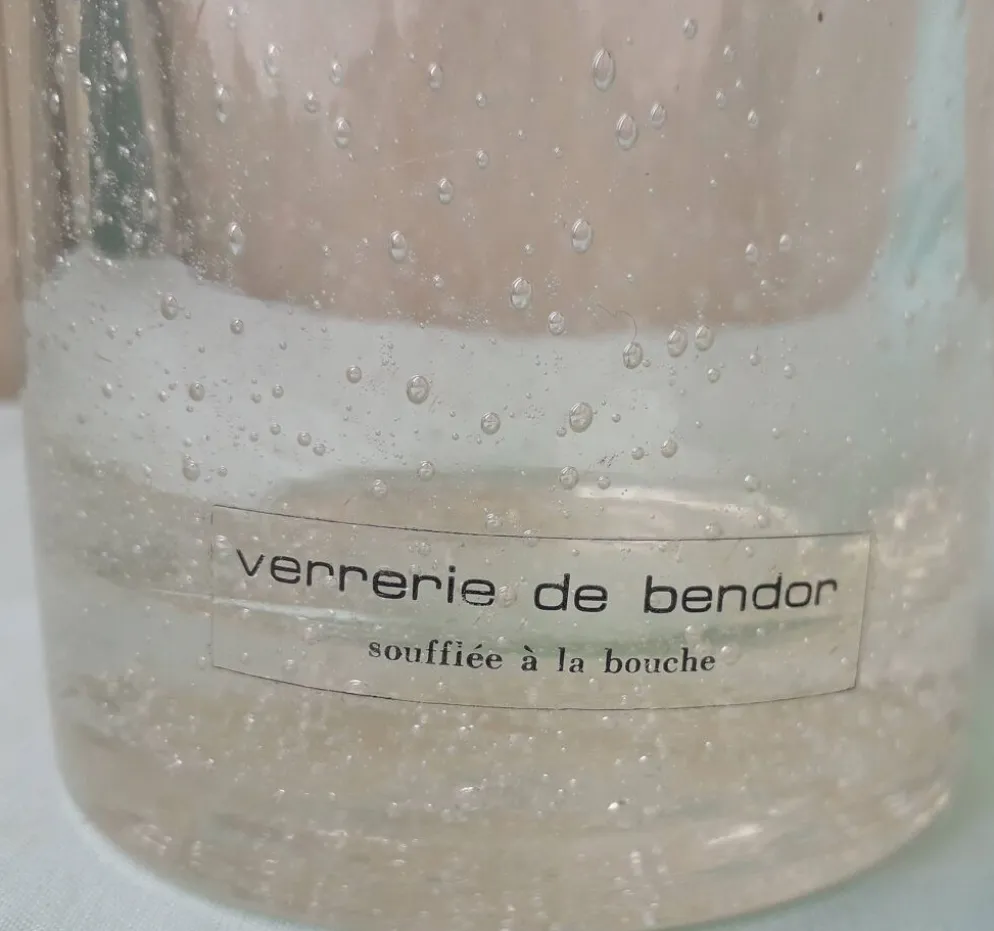 Vase en verre bullé Bendor