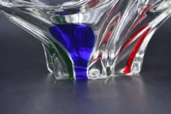 Vase en verre de Murano des années 1970, style mid-century
