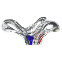 Vase en verre de Murano des années 1970, style mid-century