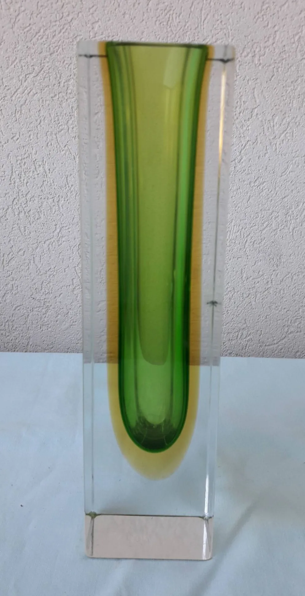 Vase en verre de Murano Sommerso