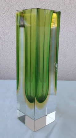 Vase en verre de Murano Sommerso