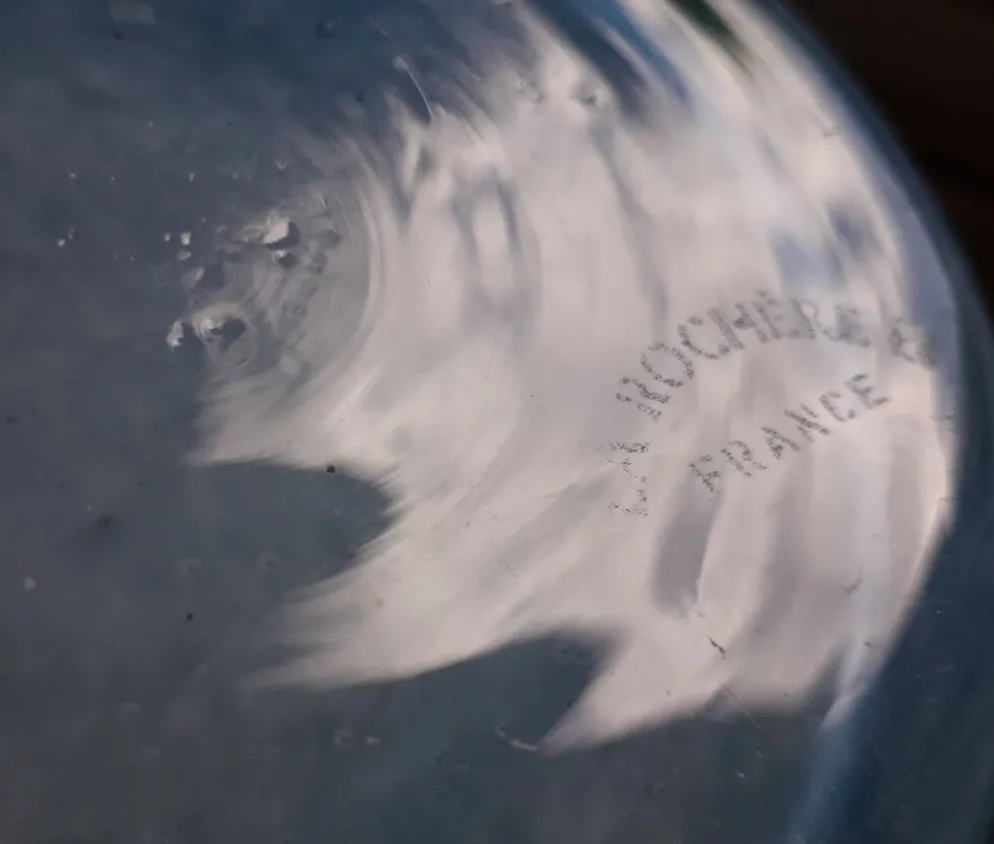 Vase en verre La Rochère