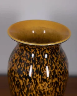 Vase en verre soufflé Murano vintage, années 1980, design italien