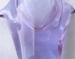 Vase en verre tchèque design