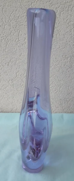 Vase en verre tchèque design