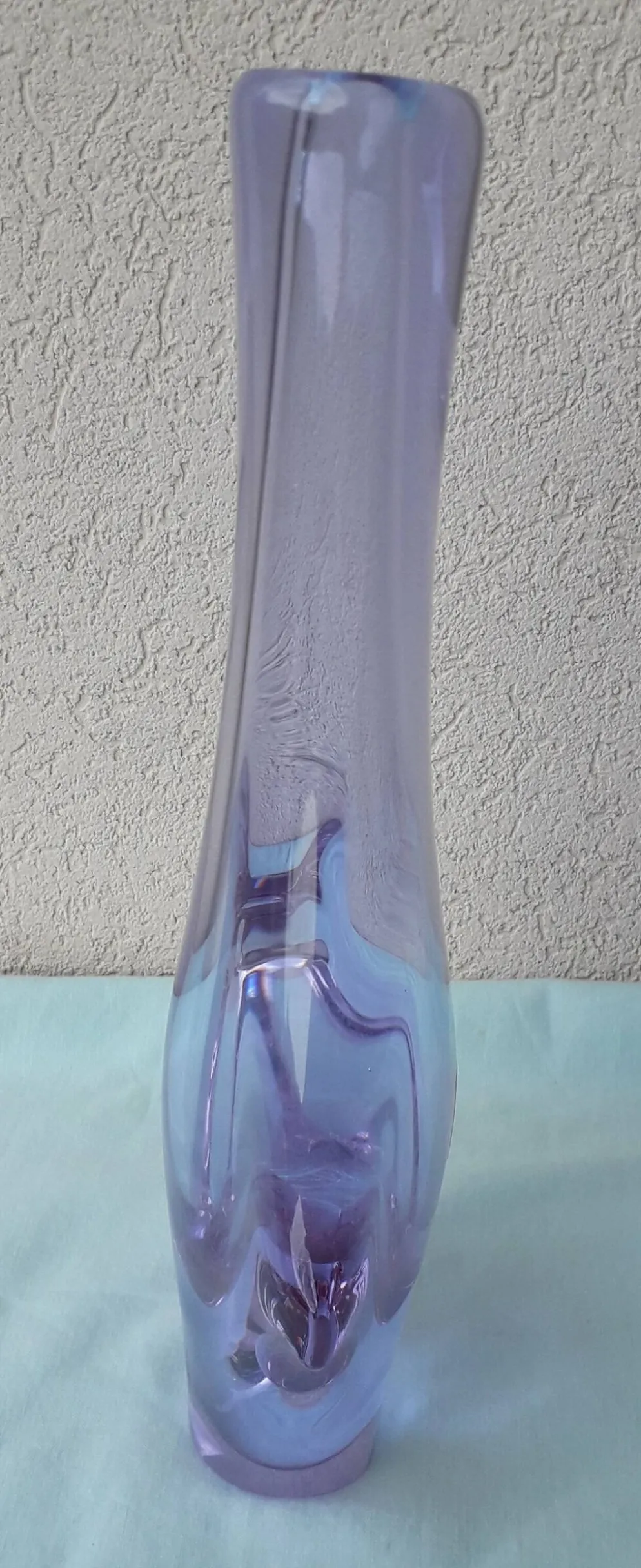 Vase en verre tchèque design