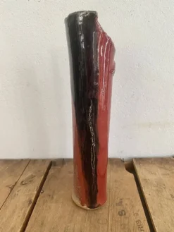 Vase grès vernissé années 80