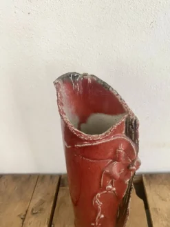 Vase grès vernissé années 80