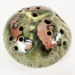 Vase Ikebana en céramique organique, Erik Græser, Danemark, années 1960.