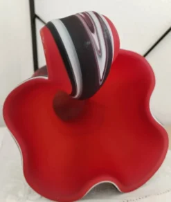 Vase « Jack in the Pulpit » en verre d’art
