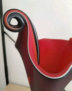 Vase « Jack in the Pulpit » en verre d’art