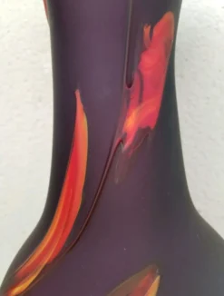 Vase « Jack in the Pulpit » en verre d’art