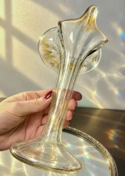 Vase Legras & Cie. col orchidée Art nouveau