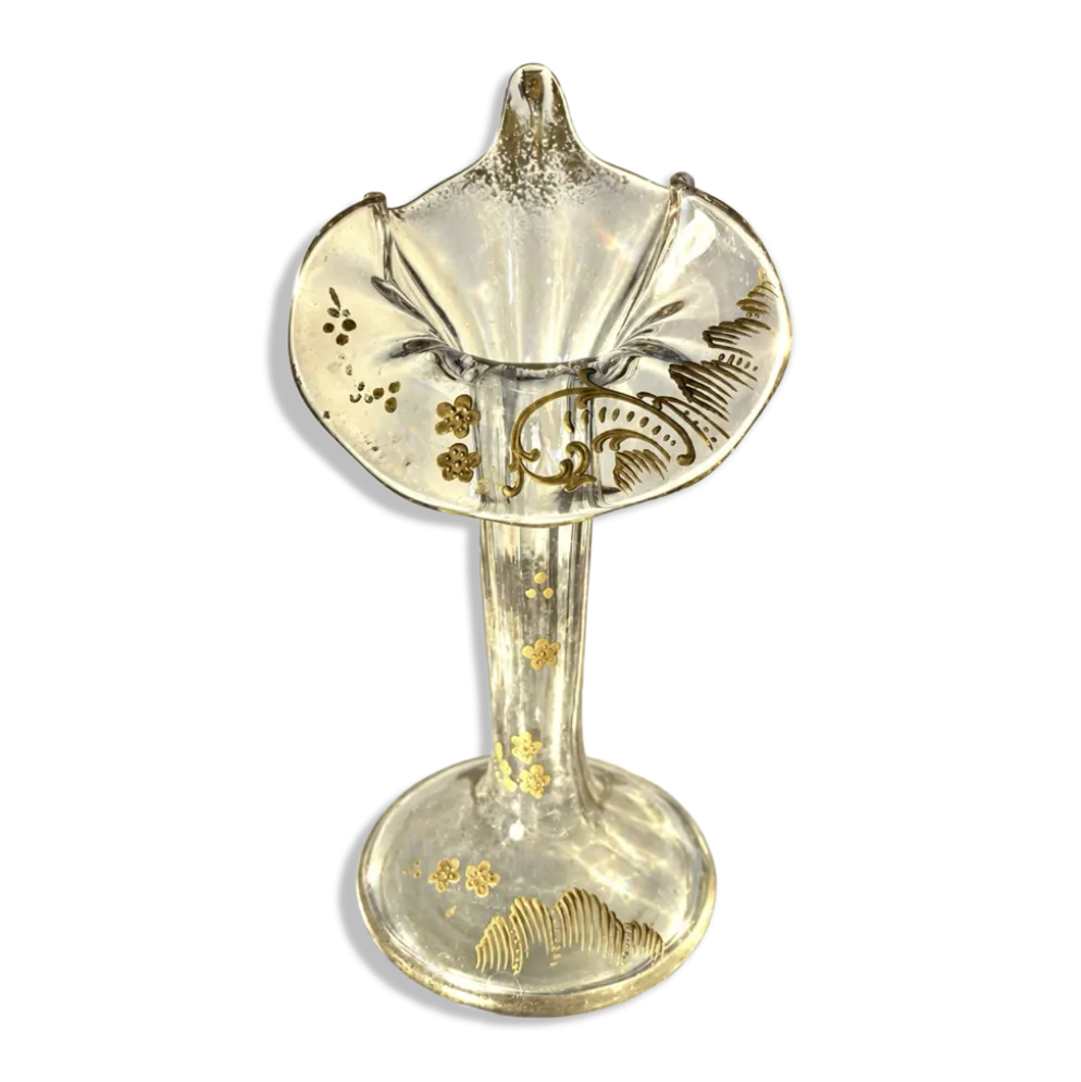 Vase Legras & Cie. col orchidée Art nouveau