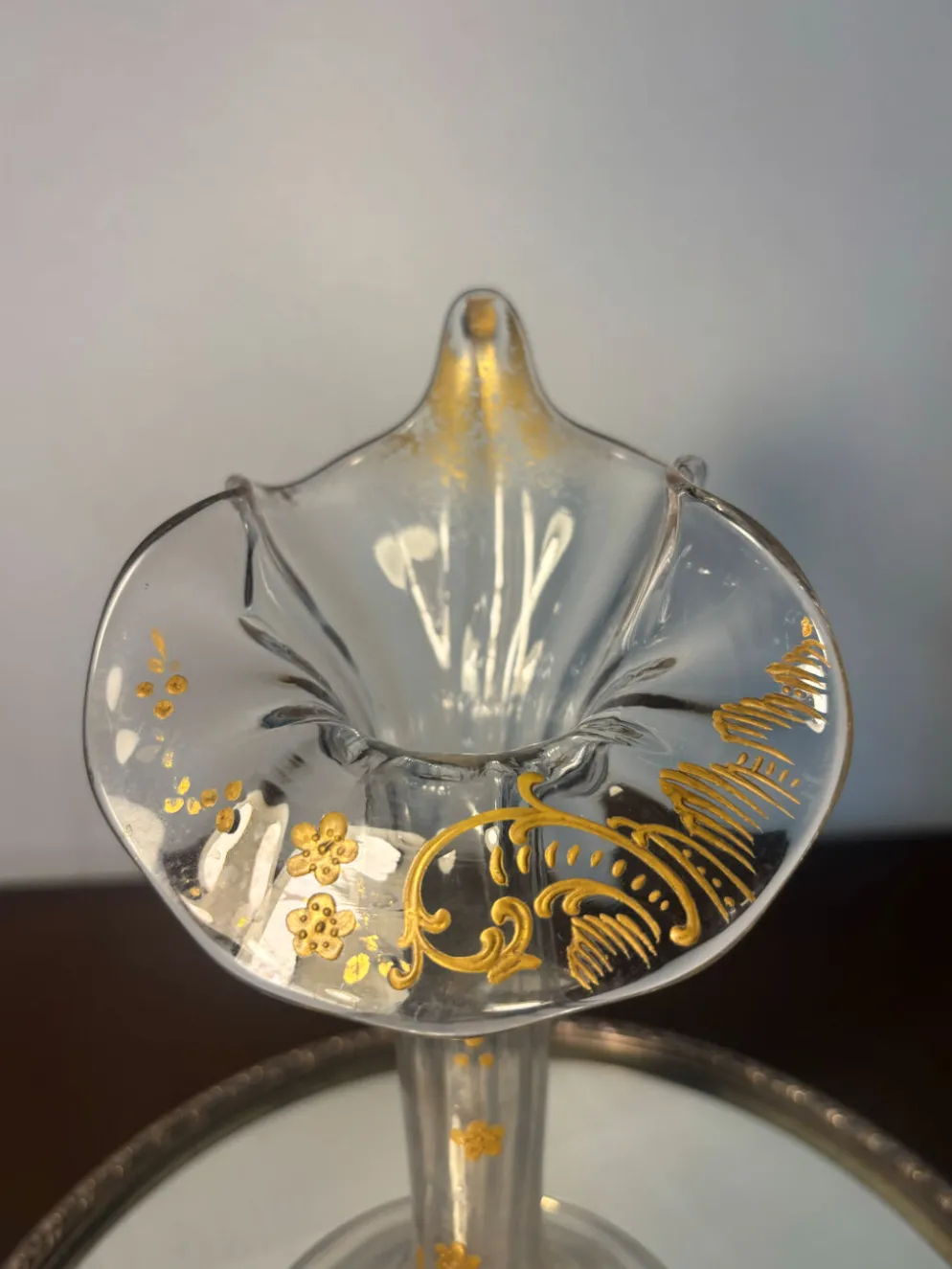 Vase Legras & Cie. col orchidée Art nouveau