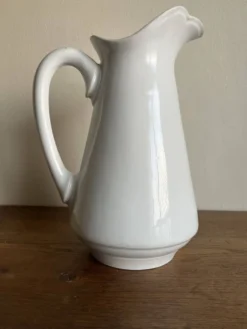 Vase pichet XXXL en porcelaine blanche 1920
