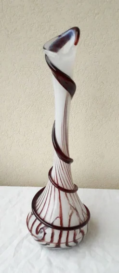 Vase soliflore en verre Diverchy
