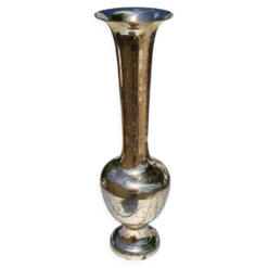 Vase soliflore traditionnel Inde ou Moyen-Orient en cuivre