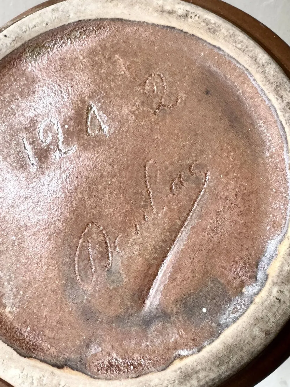 Vase solifore / huilier signé Denbac et numeroté