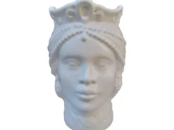Vases à tête en céramique sicilienne