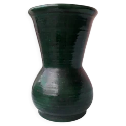 Vase vert en céramique Longchamp
