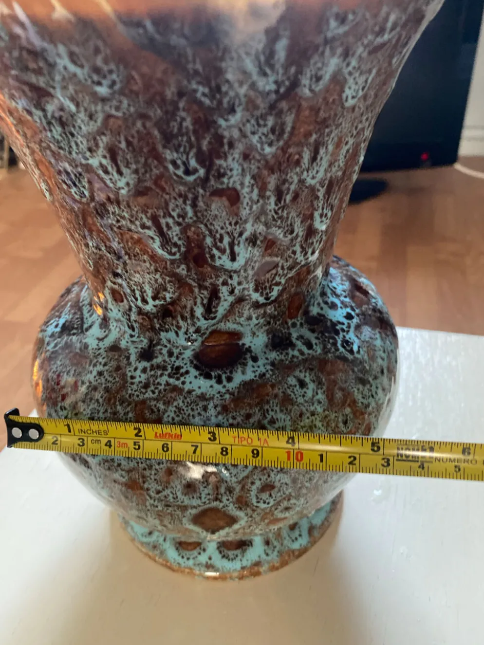 Vase vintage allemand en céramique