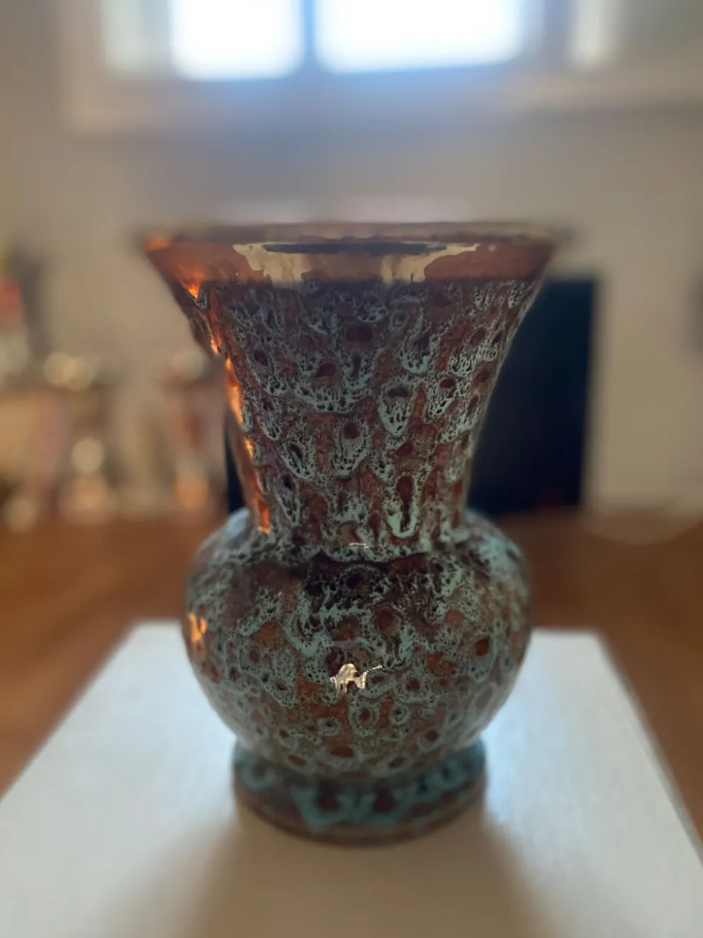 Vase vintage allemand en céramique