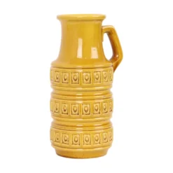 Vase vintage Scheurich Inka Allemagne de l'Ouest céramique 429-26