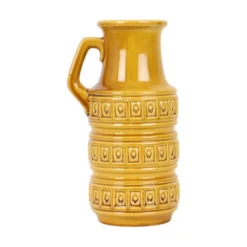 Vase vintage Scheurich Inka Allemagne de l'Ouest céramique 429-26