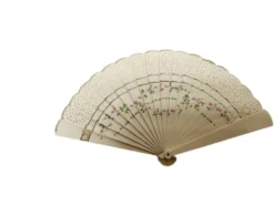 Éventail en celluloïd austro-hongrois Art Nouveau, années 1900