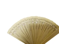 Éventail en celluloïd polonais Art Nouveau, années 1900