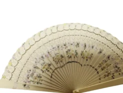 Éventail en celluloïd polonais Art Nouveau, années 1930