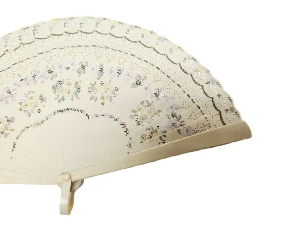 Éventail en celluloïd polonais Art Nouveau, années 1930